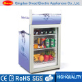 Portable Compact Hotel Beverage Advertising Small Size Commercial Mini Fridge